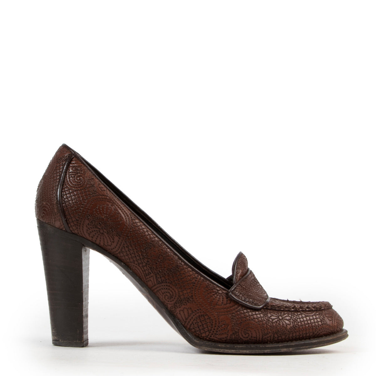 Koop en verkoop uw authentieke designer Prada Brown Pumps - size 41 aan de beste prijs online