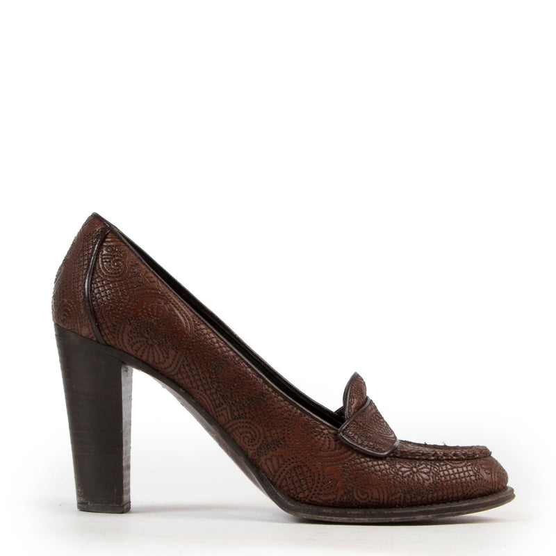Koop en verkoop uw authentieke designer Prada Brown Pumps - size 41 aan de beste prijs online