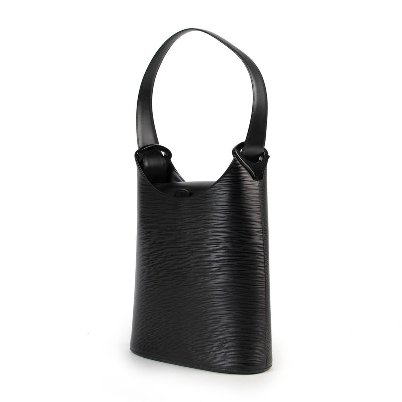 Louis Vuitton Zwarte Epi Lederen Verseau Emmer Tas