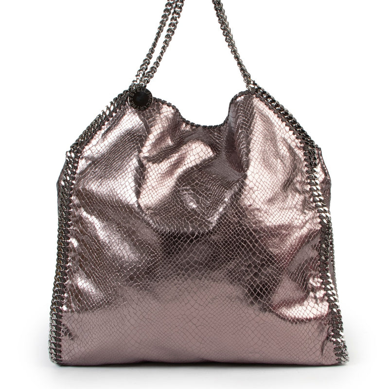 Stella McCartney Metallic Faux Python Shoulderbag