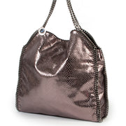 Stella McCartney Metallic Faux Python Shoulderbag