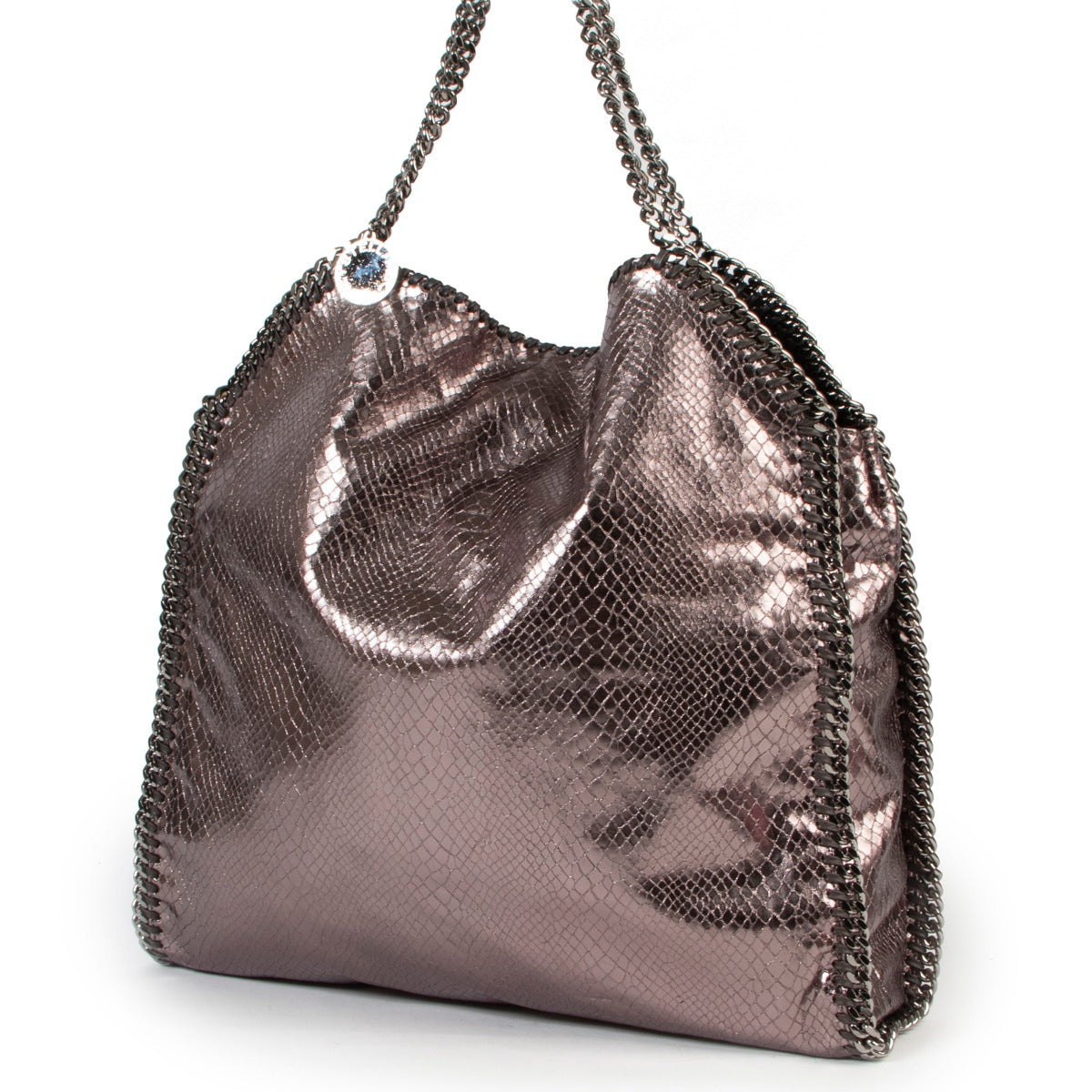 Stella McCartney Metallic Faux Python Shoulderbag
