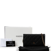 Chanel Black Caviar WOC Wallet on Chain Bag GHW