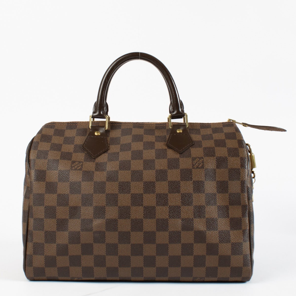 Authentic pre-loved Louis Vuitton Damier Ebene Speedy 30 Bag on Labellov.com
