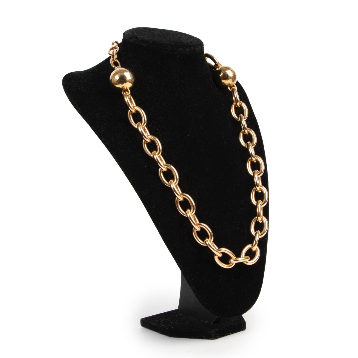 Shop safe online authentic Bottega Veneta Gold Chain Necklace at Labellov.Com. Veilig online kopen van authentieke Bottega Veneta gouden ketting bij Labellov.com. Achetez en ligne second main ce Coulier Bottega Veneta chez Labellov.Com