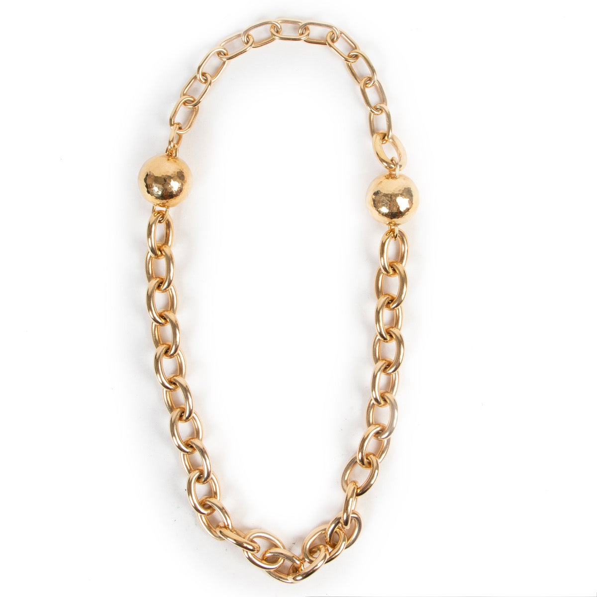 Shop safe online authentic Bottega Veneta Gold Chain Necklace at Labellov.Com. Veilig online kopen van authentieke Bottega Veneta gouden ketting bij Labellov.com. Achetez en ligne second main ce Coulier Bottega Veneta chez Labellov.Com