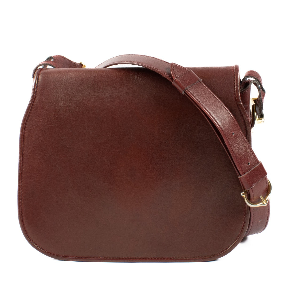 shop 100% authentic second hand Cartier Burgundy Leather Crossbody Bag on Labellov.com