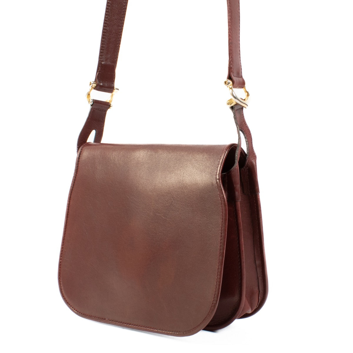 shop 100% authentic second hand Cartier Burgundy Leather Crossbody Bag on Labellov.com