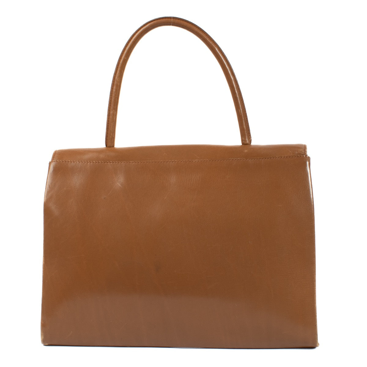 Buy authentic second hand Delvaux Camel Leather 1960s Handbag at Labellov.com