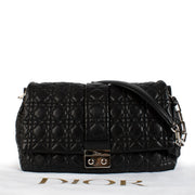 Shop 100% authentic Christian Dior Black Cannage New Lock Bag Shoulder Bag at Labellov.com.
