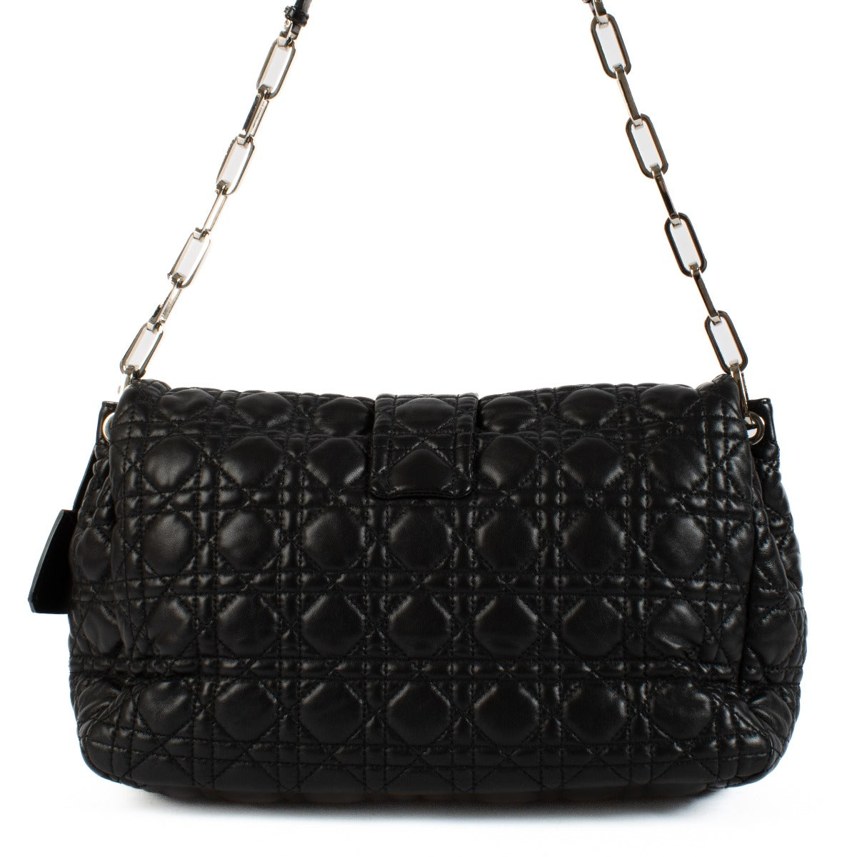 Shop 100% authentic Christian Dior Black Cannage New Lock Bag Shoulder Bag at Labellov.com.