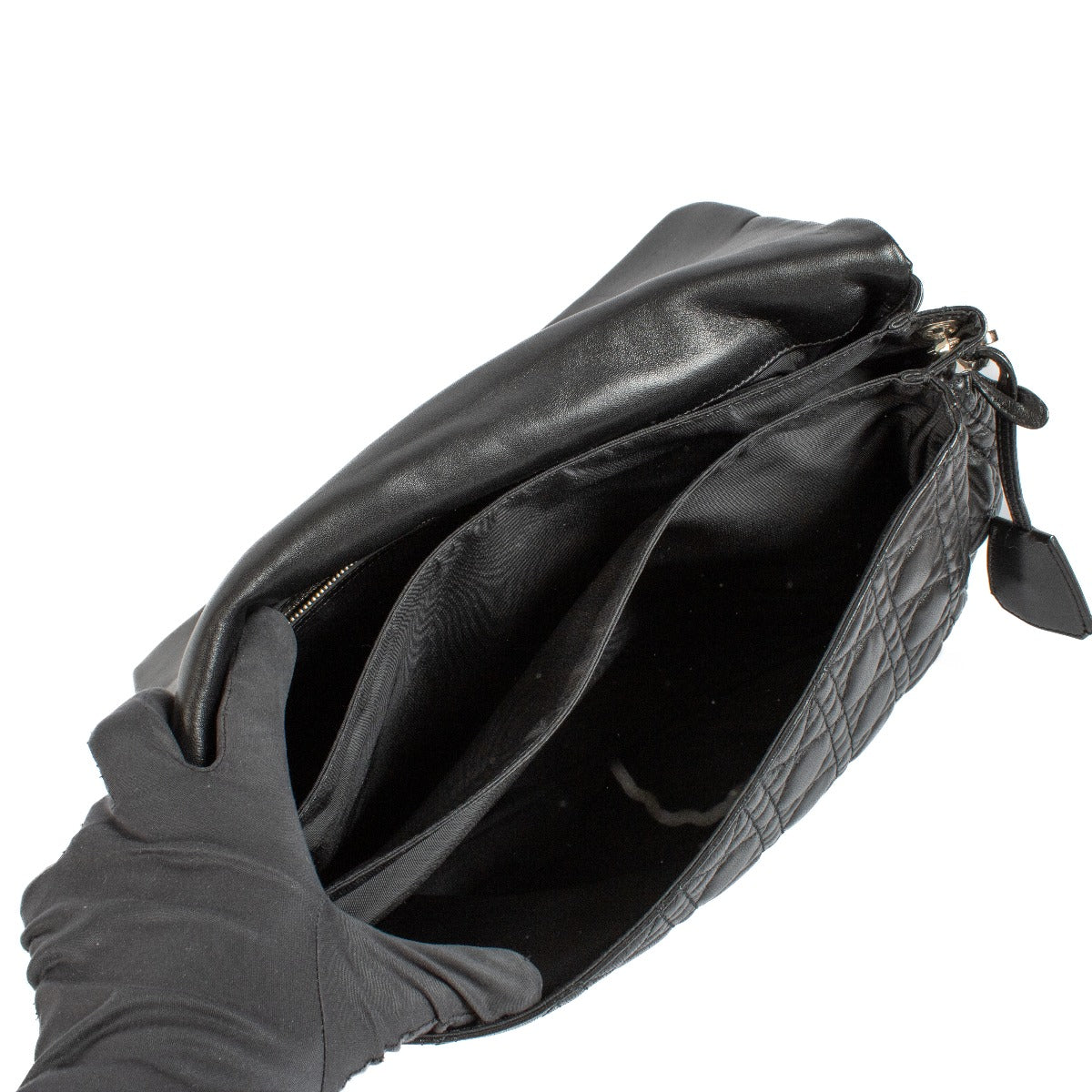 Shop 100% authentic Christian Dior Black Cannage New Lock Bag Shoulder Bag at Labellov.com.