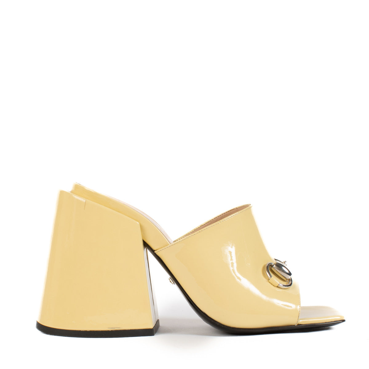 Mules sandales Gucci Jaune Mors de cheval - taille 37,5