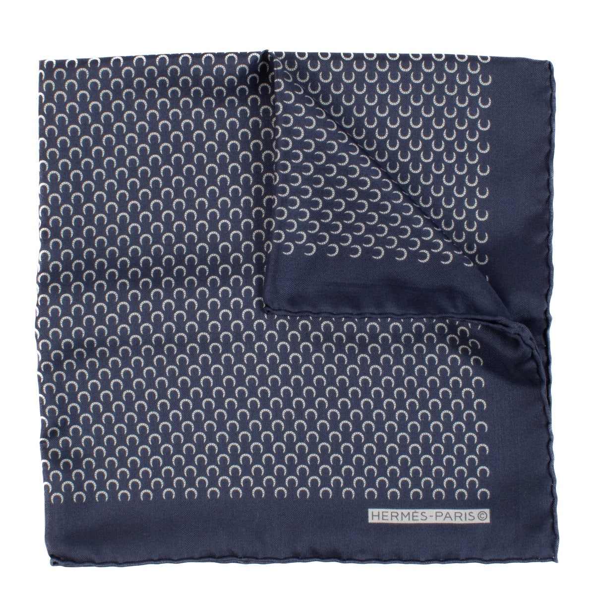 shop 100% authentic second hand Hermès Blue 45 Silk Scarf on Labellov.com