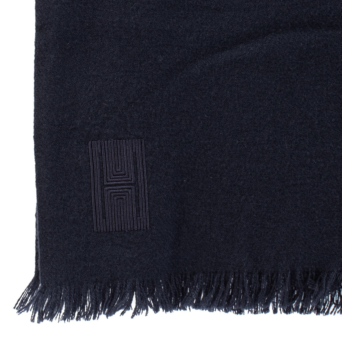 shop 100% authentic second hand Hermès Blue Cashmere Scarf on Labellov.Com