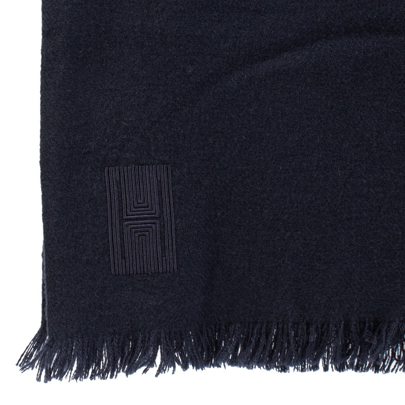 shop 100% authentic second hand Hermès Blue Cashmere Scarf on Labellov.Com