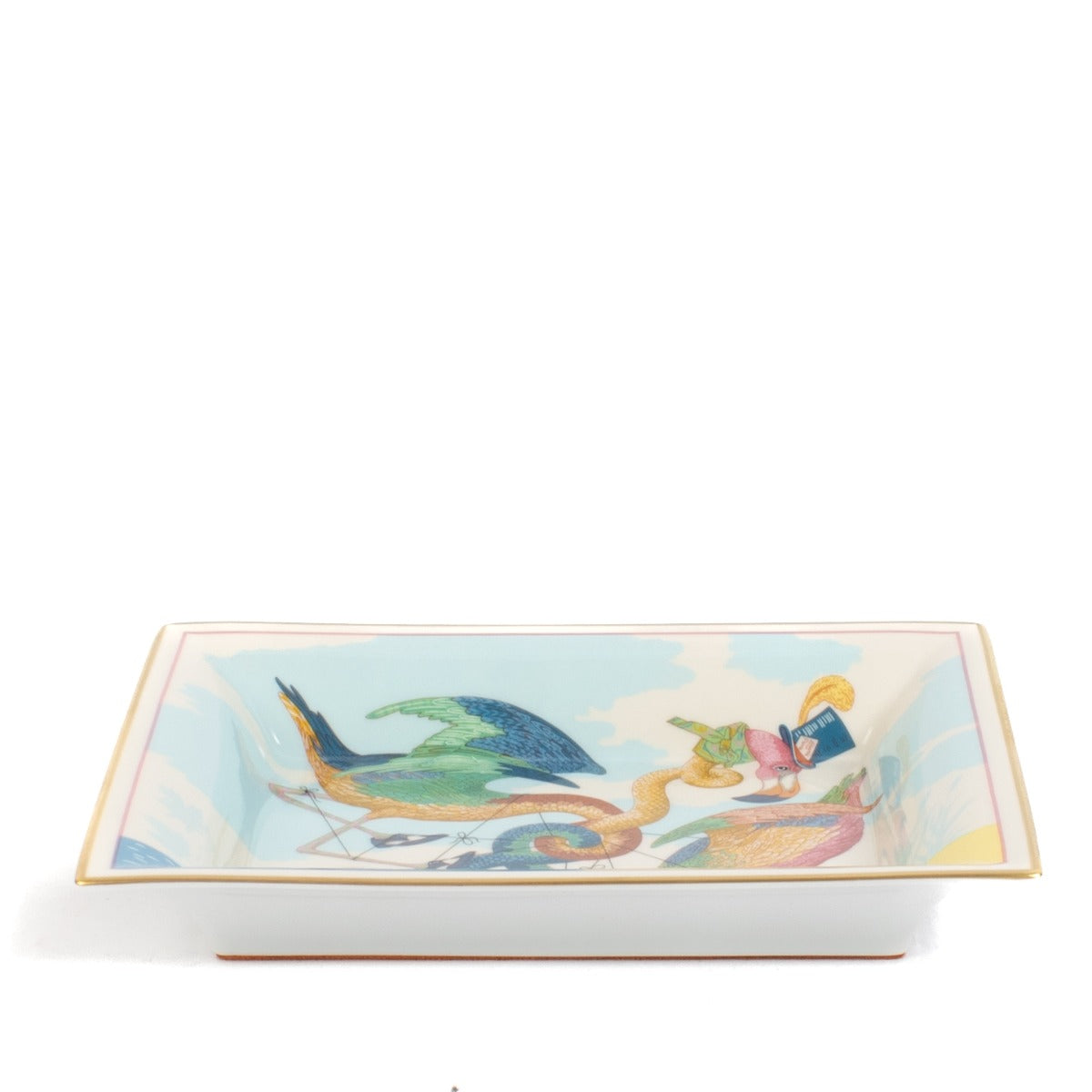 Hermès Tied Up in Knots Porcelain Change Tray