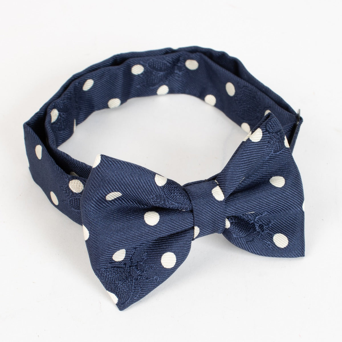 Authentic preloved Hermès Blue Polka Dot Tie on Labellov.com