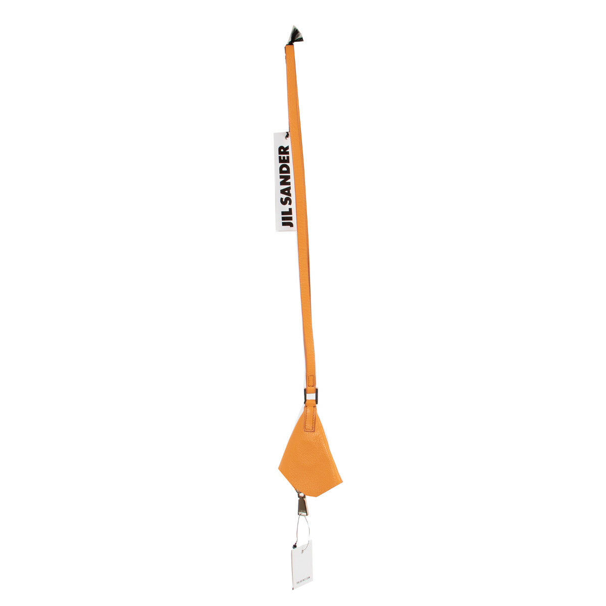 Jil Sander Orange Leather Keychain