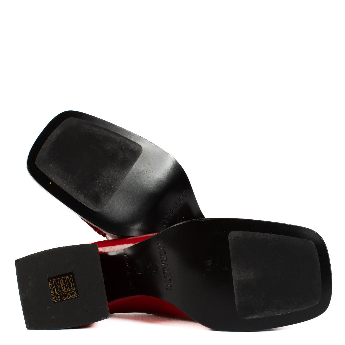 Nodaleto Red Patent Leather Loafer Pumps - size 37