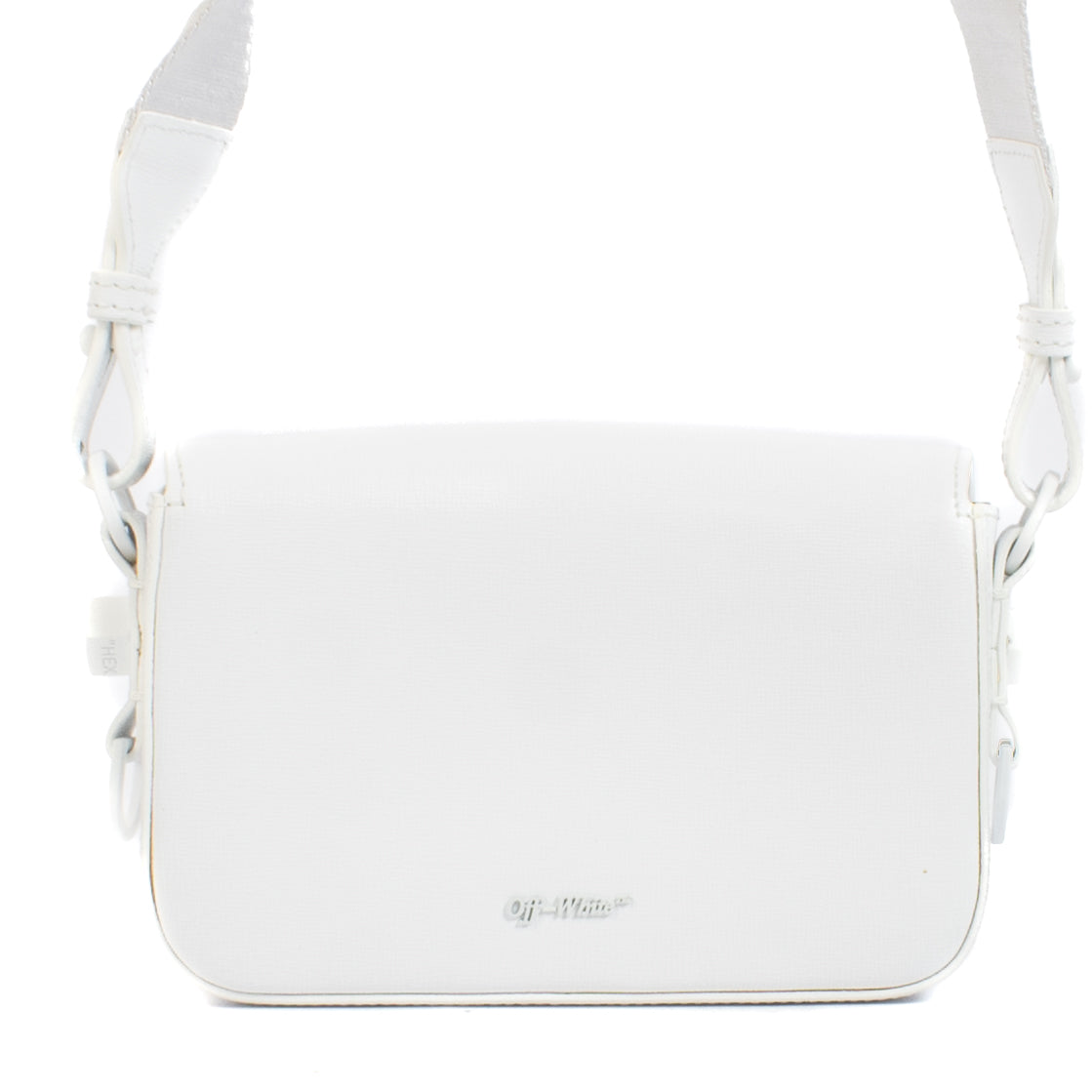 Sac Off-White Diag rayé blanc avec mini pince-trombone