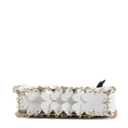 Shop 100% authentic Paco Rabanne White Floral Disc Bag at Labellov.com.
