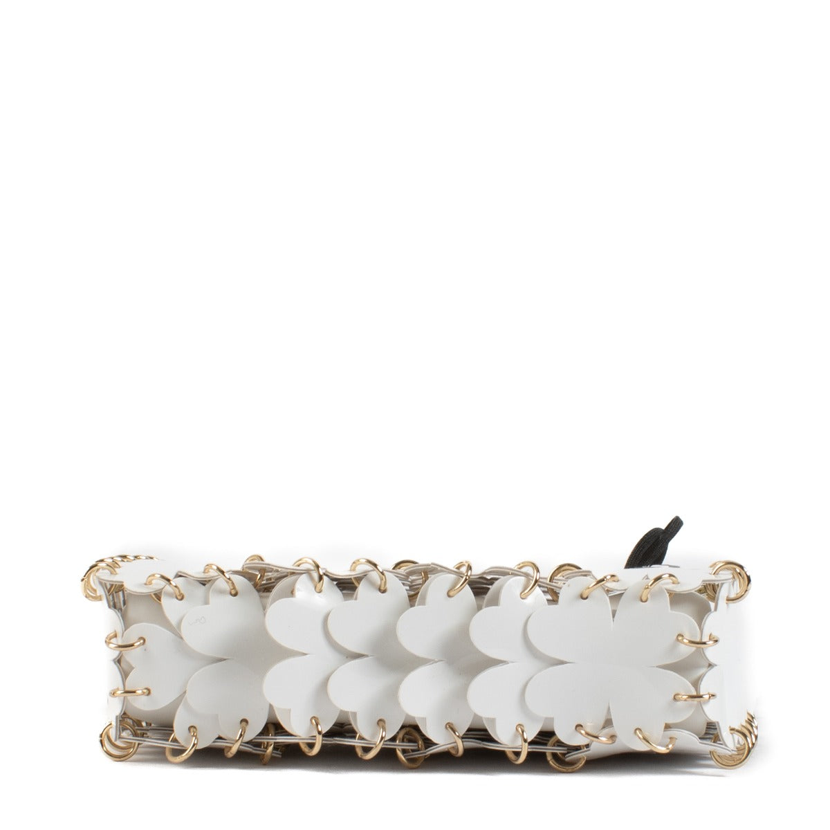 Shop 100% authentic Paco Rabanne White Floral Disc Bag at Labellov.com.