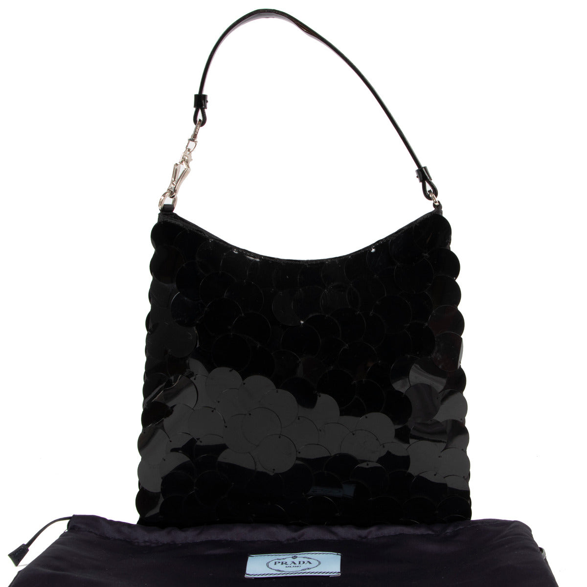 Prada Black Sequin Shoulderbag
