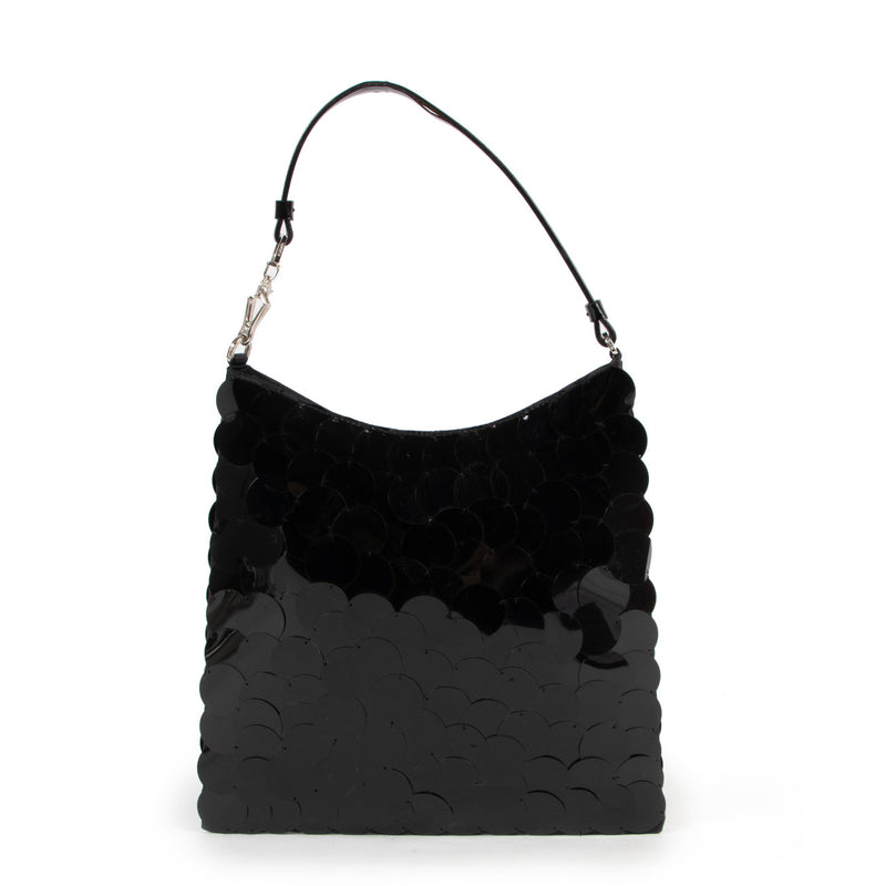 Prada Zwarte Schouderband met Pailletten