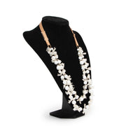 Prada White Pearl Necklace