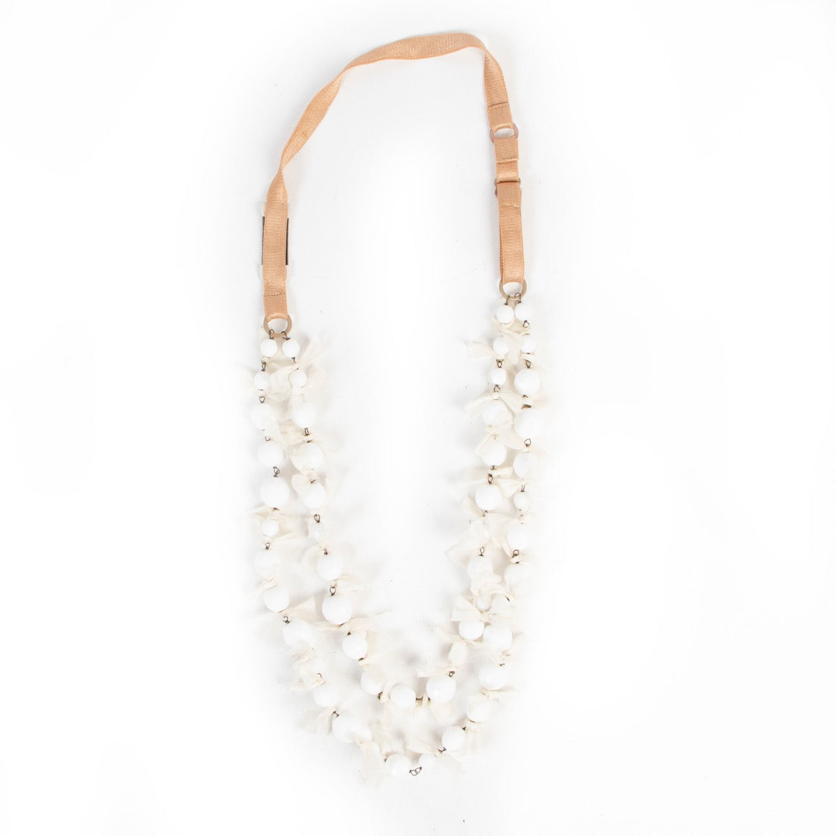 Prada Witte Parelketting