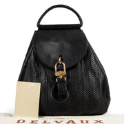 Delvaux Lucifer Toile de Cuir GM for sale at Labellov