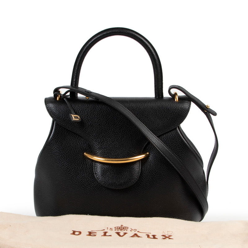 Delvaux Zwarte Handtas