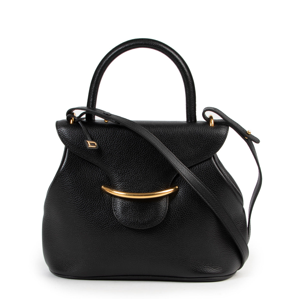 Delvaux Black Top Handle Bag