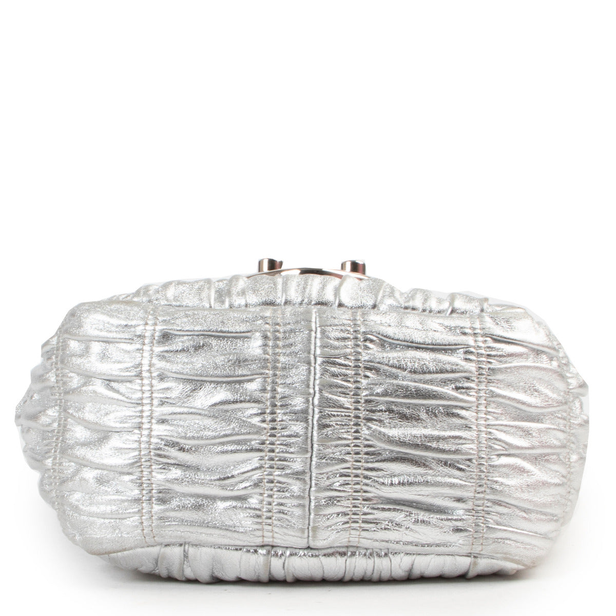 Prada Zilver Metallic Crossbody
