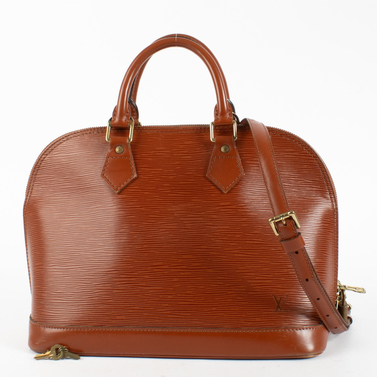 authentic preloved Louis Vuitton Cipango Gold Epi Alma PM on Labellov.com