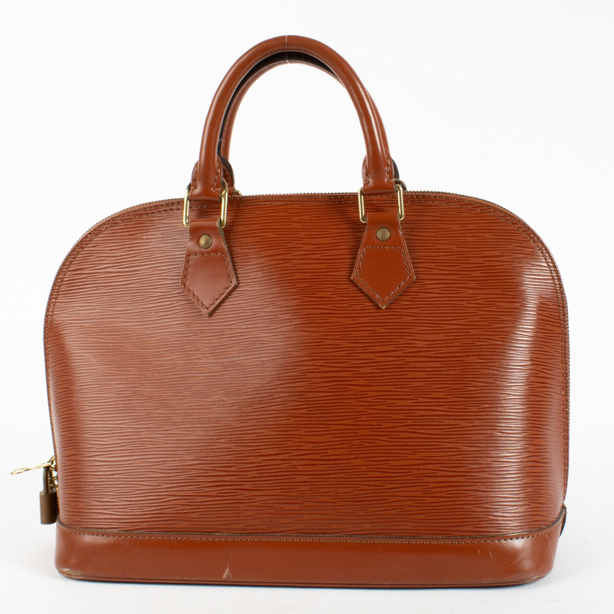 authentic preloved Louis Vuitton Cipango Gold Epi Alma PM on Labellov.com