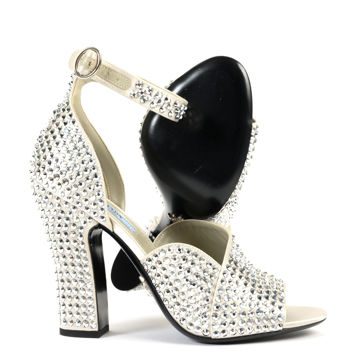 Prada Slingback Pumps met Strass Steentjes - maat 37,5