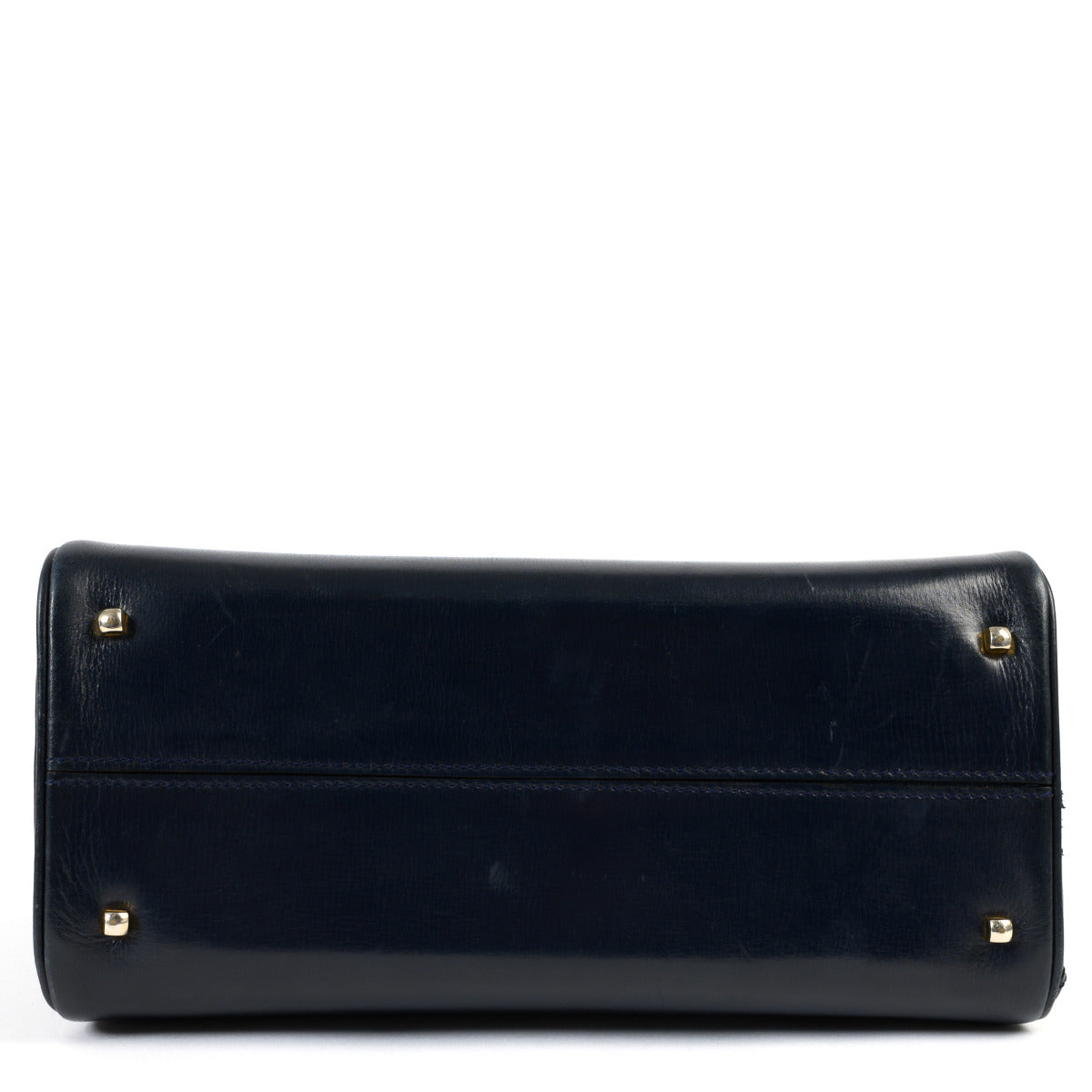 Delvaux Blue Tempete PM Top Handle
