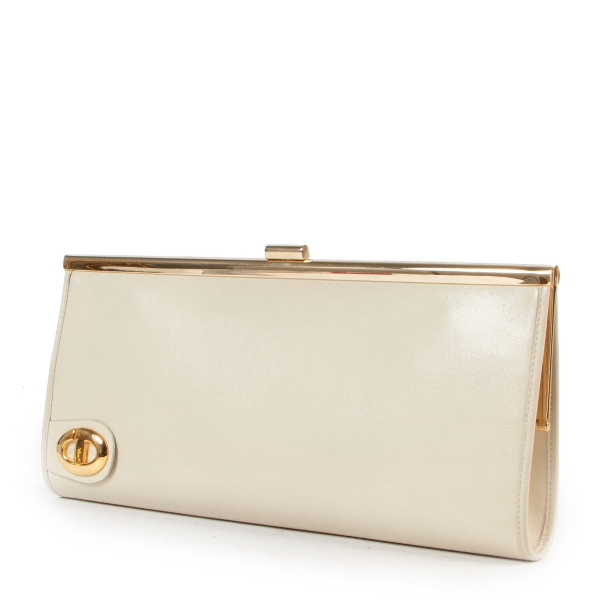 shop safe online your secondhand Christian Dior Cream Clutch