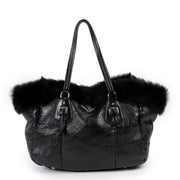 Shop safe online at Labellov in Antwerp this 100% authentic second hand Prada Black Patent Leather Shoulder Bag