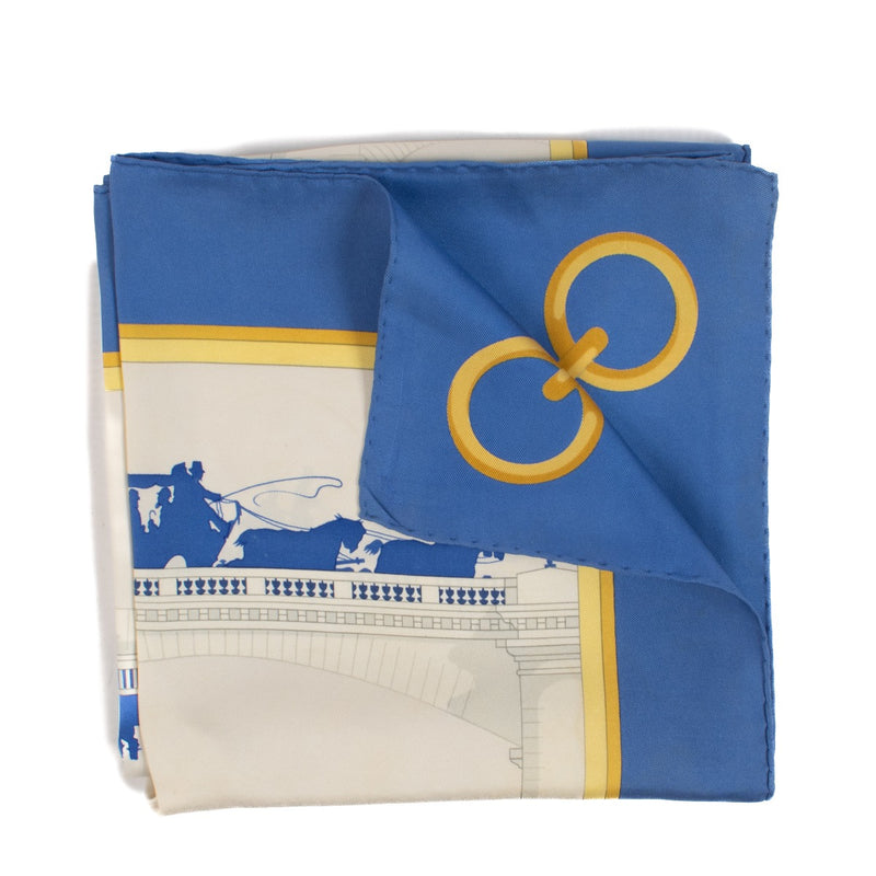shop 100% authentic second hand Hermès Les Ponts De Paris Silk Scarf on Labellov.com