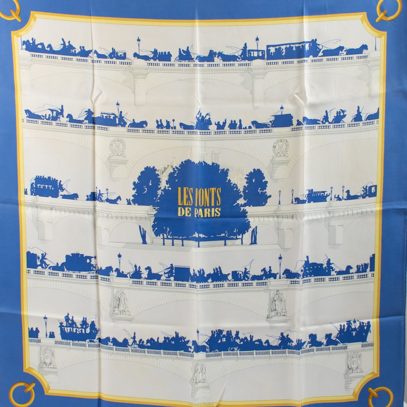 shop 100% authentic second hand Hermès Les Ponts De Paris Silk Scarf on Labellov.com