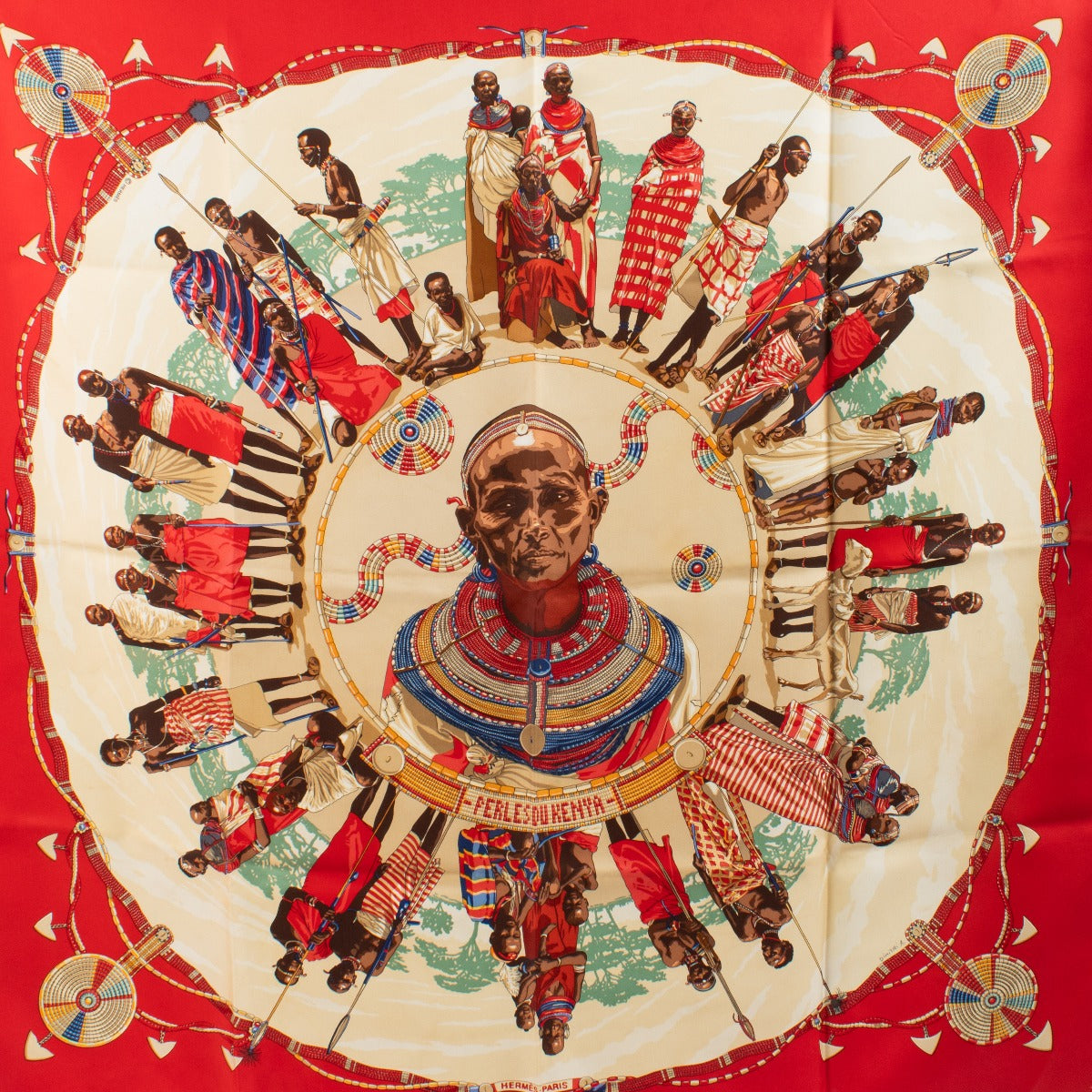 shop 100% authentic second hand Hermès Perles Du Kenya Silk Scarf on Labellov.com
