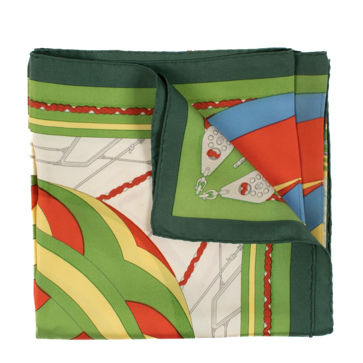 shop 100% authentic second hand Hermès Spinnakers Silk Scarf on Labellov.com