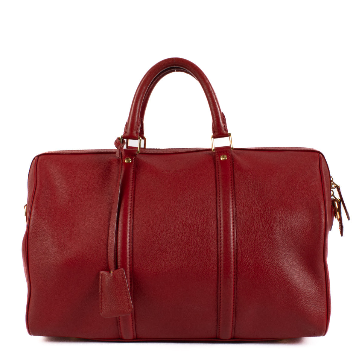 Louis Vuitton Red Leather Sofia Coppola MM Bag aan de beste prijs biJ labellov tweedehands luxe in Antwerpen en Knokke.
