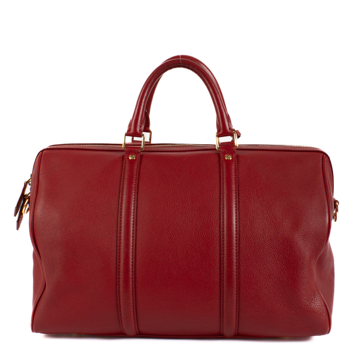Louis Vuitton Red Leather Sofia Coppola MM Bag