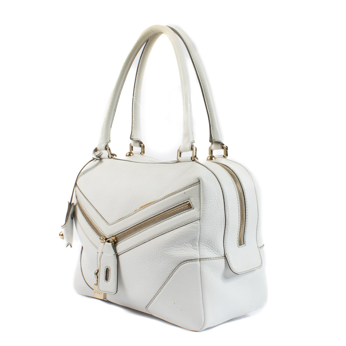 shop 100% authentic second hand D&G White Leather Micol Bag on Labellov.com
