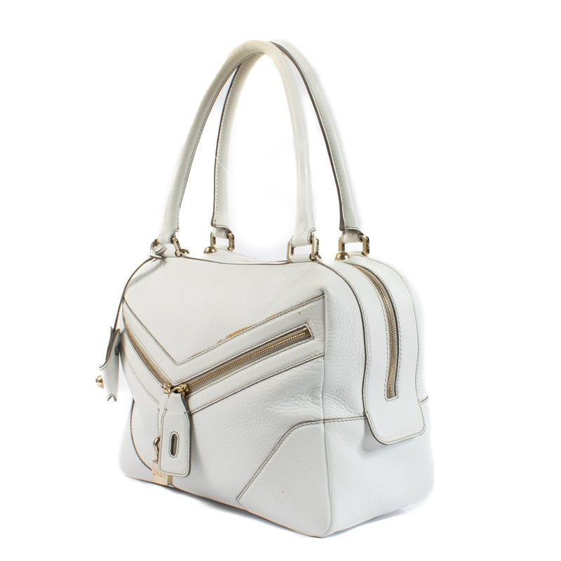 shop 100% authentic second hand D&G White Leather Micol Bag on Labellov.com