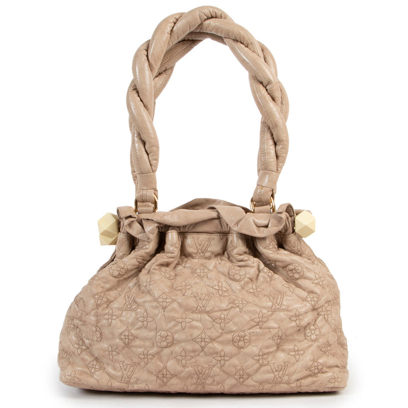 Louis Vuitton Beige Olympe Stratus PM Schoudertas